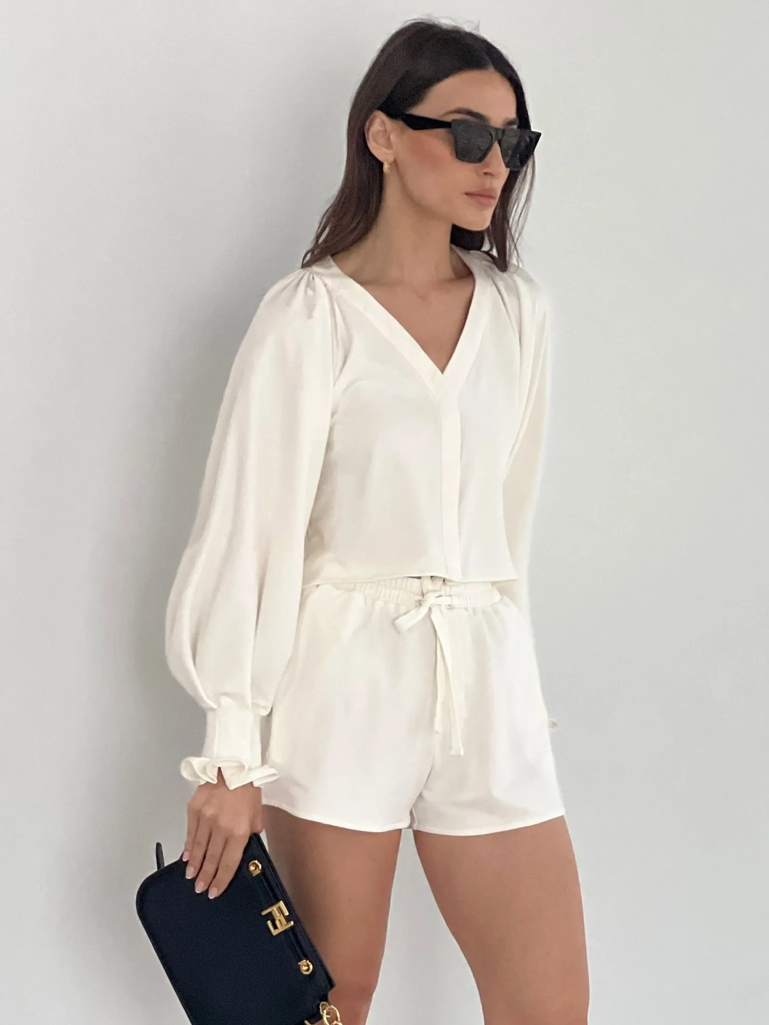 Hayley Weekend Shorts | Ivory