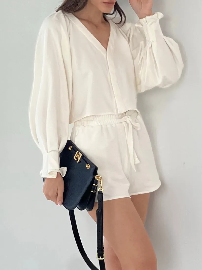 Hayley Weekend Shorts | Ivory