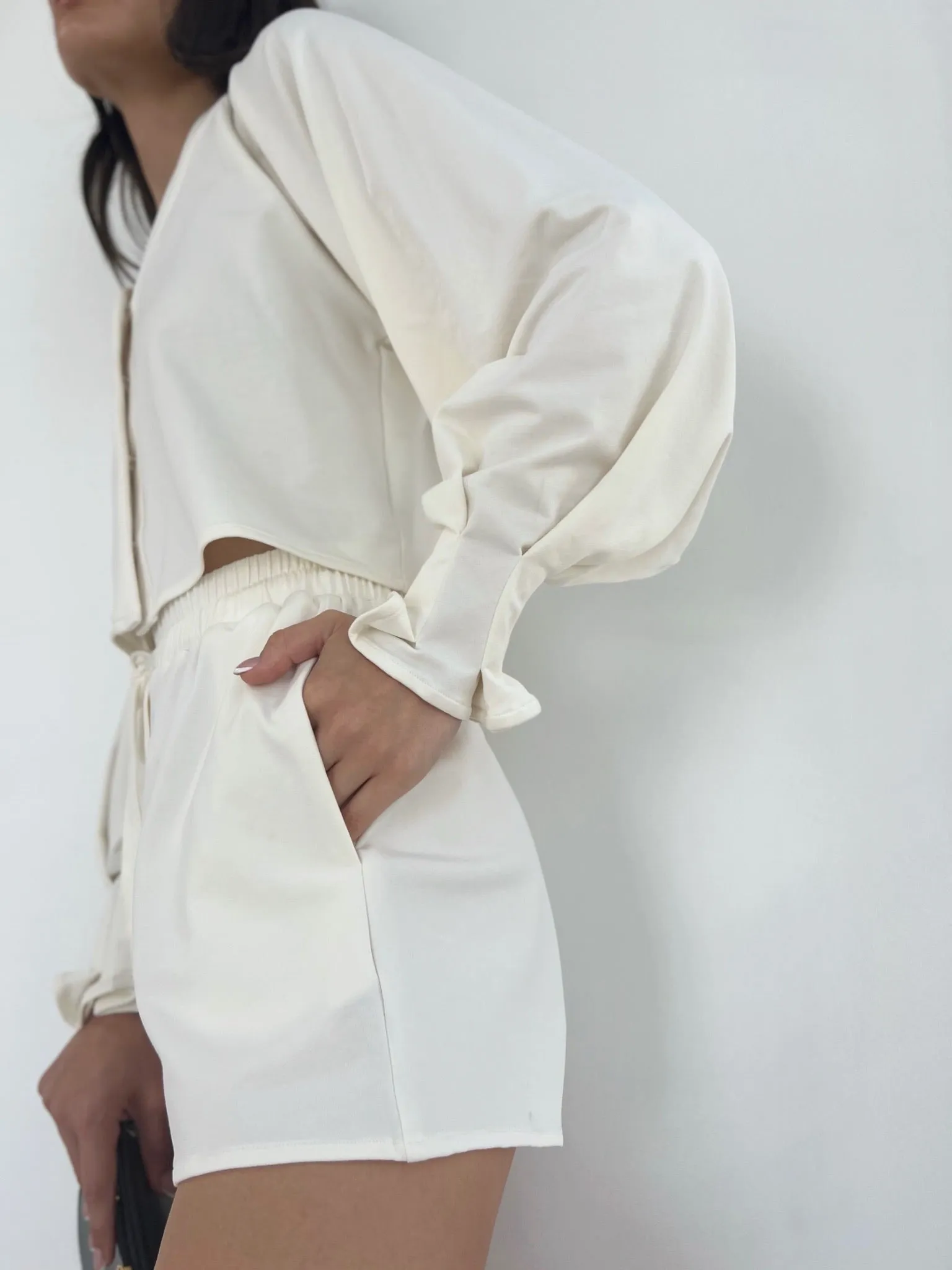 Hayley Weekend Shorts | Ivory