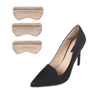 Heel Lovers Suede Leather Heel Grips, Tan - 3 Pairs