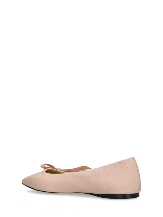 Jimmy Choo   10mm Veda linen ballerina flats 