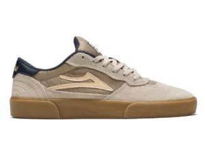 Lakai Cambridge Skate Shoe in Cream Suede