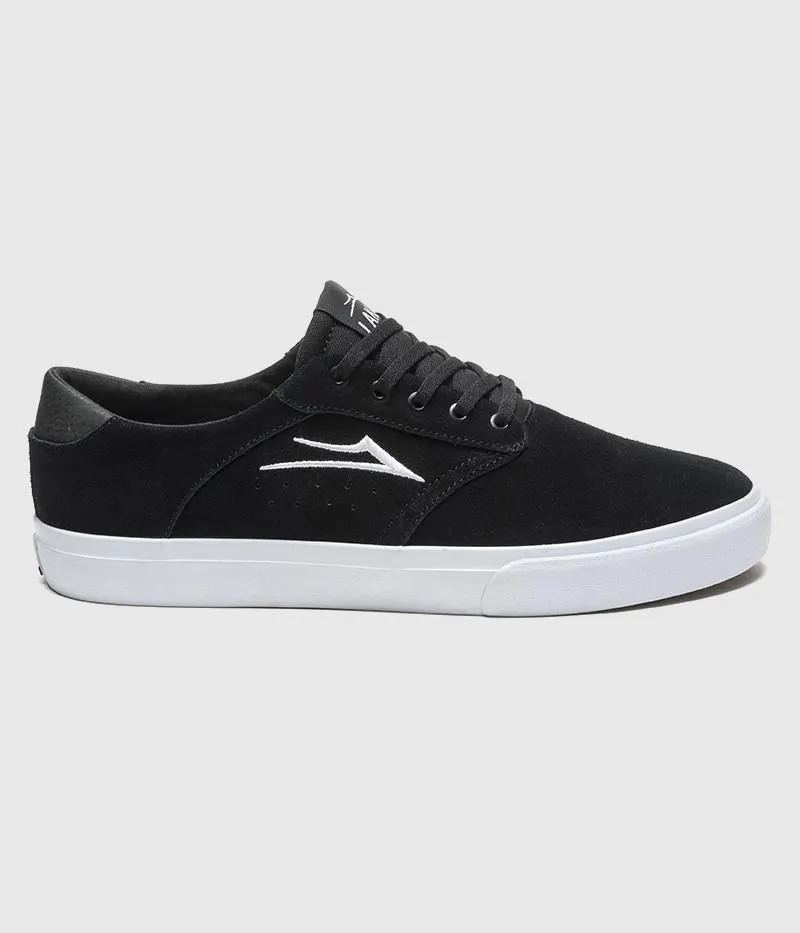 Lakai Porter Skate Shoes Black Suede