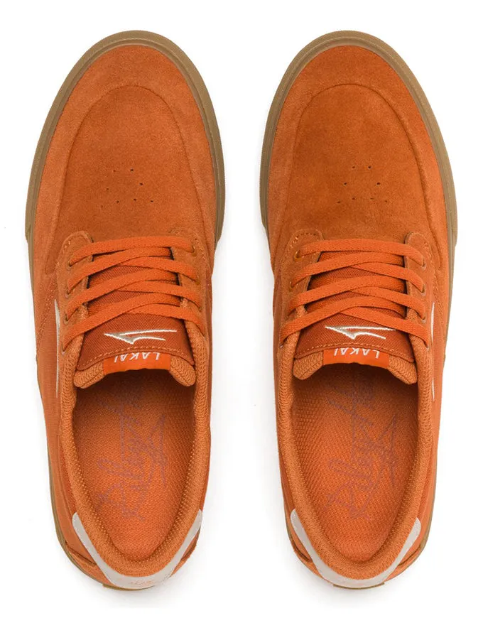 Lakai Riley 3 Shoe | Burnt Orange Suede