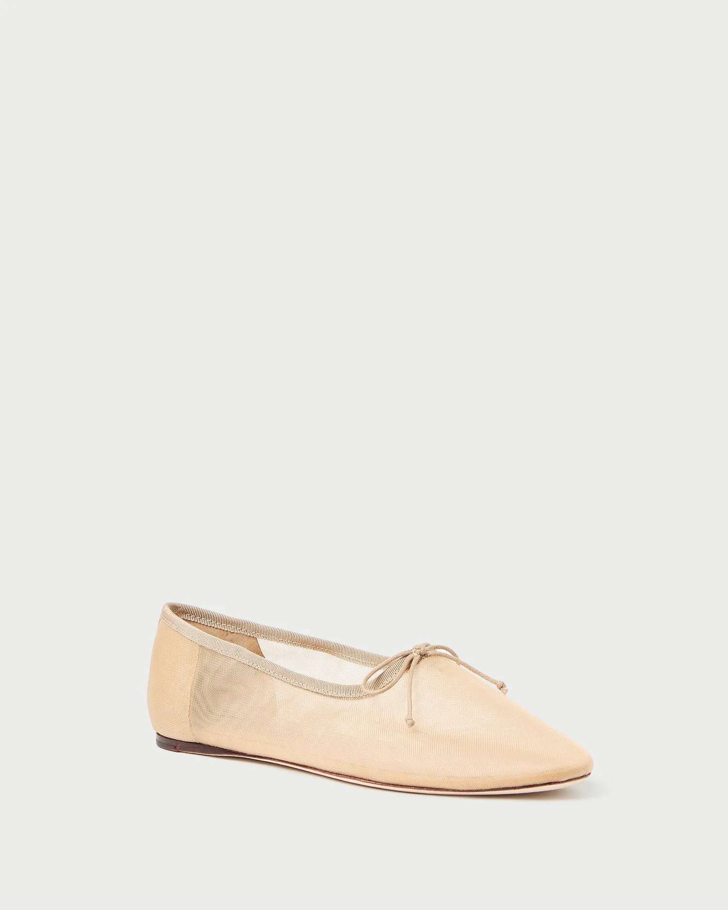 Landon Caramel Mesh Ballet Flat