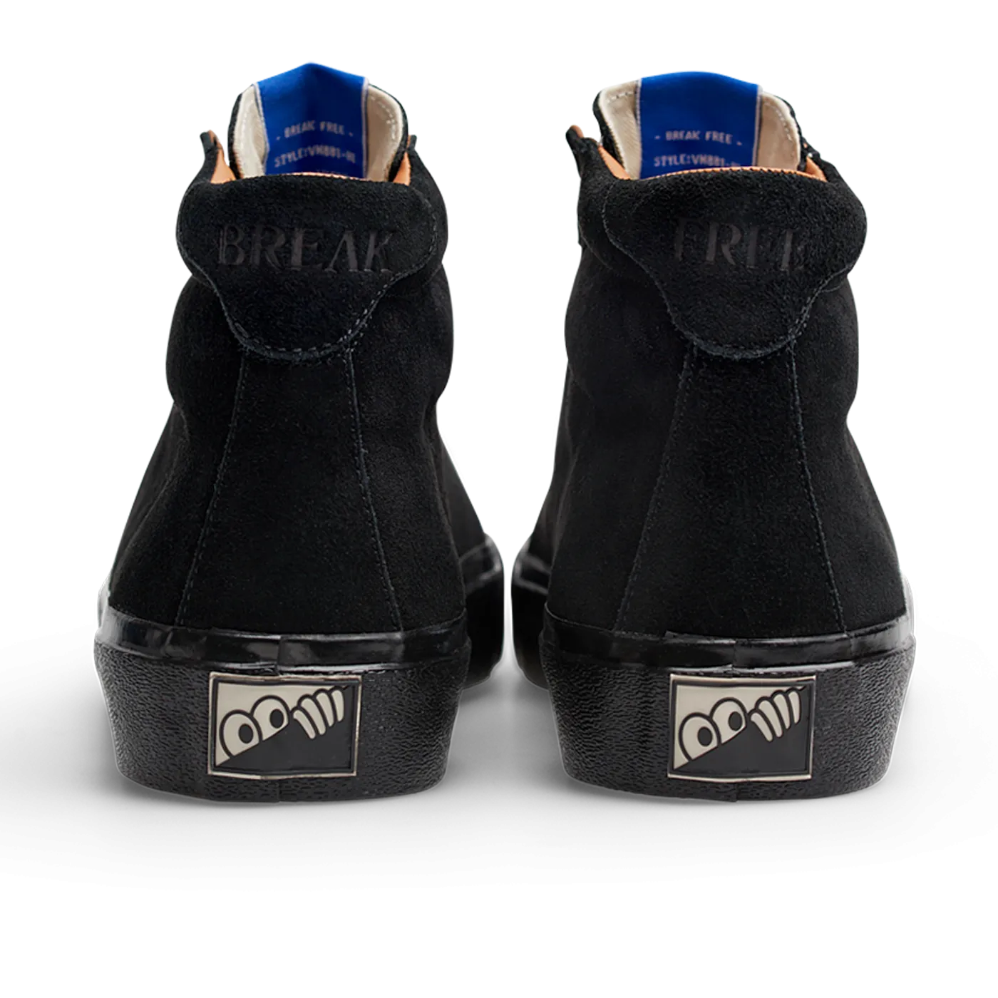 LAST RESORT AB VM001 HI SUEDE BLACK/BLACK