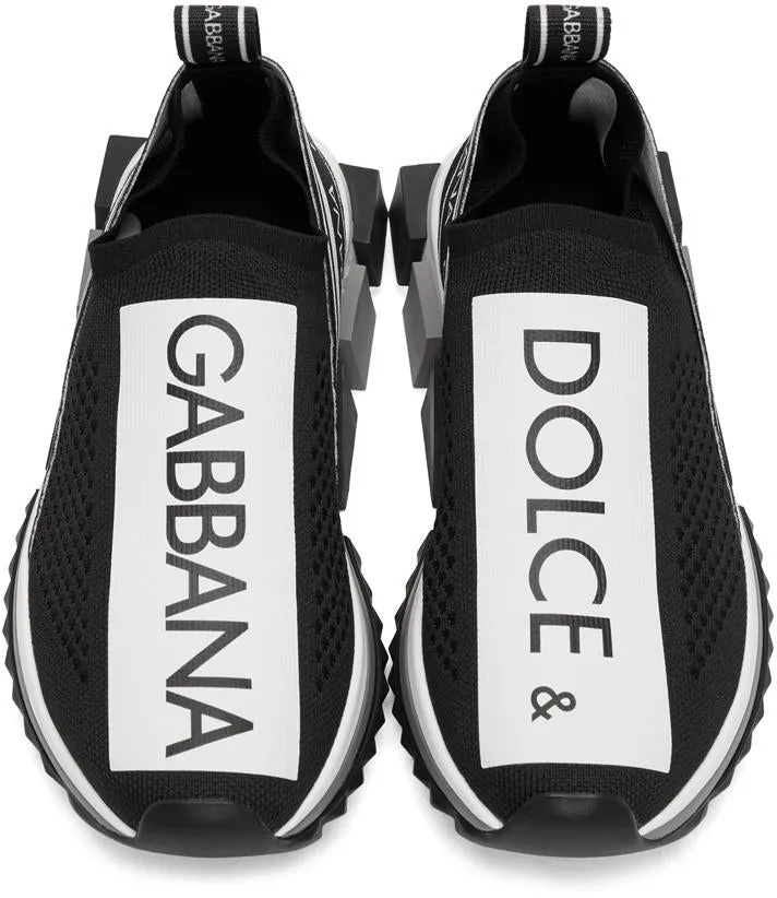 Logo Slip-on Sneakers -Purple, Black, White