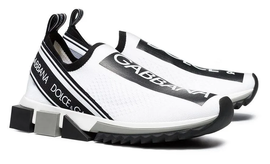 Logo Slip-on Sneakers -Purple, Black, White