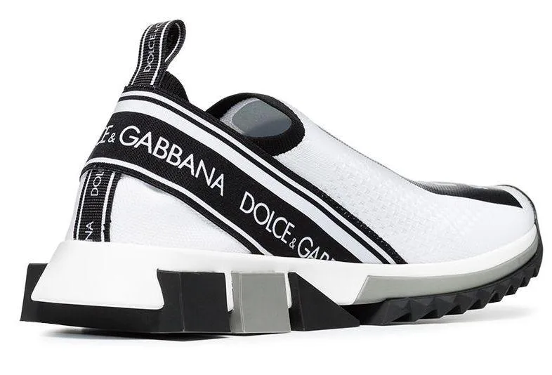 Logo Slip-on Sneakers -Purple, Black, White