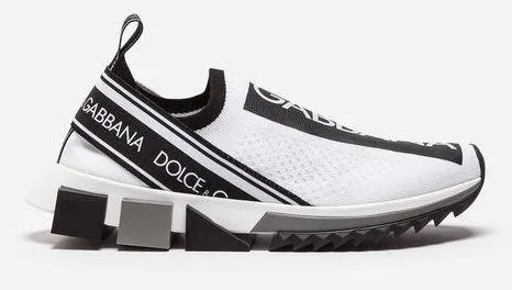 Logo Slip-on Sneakers -Purple, Black, White