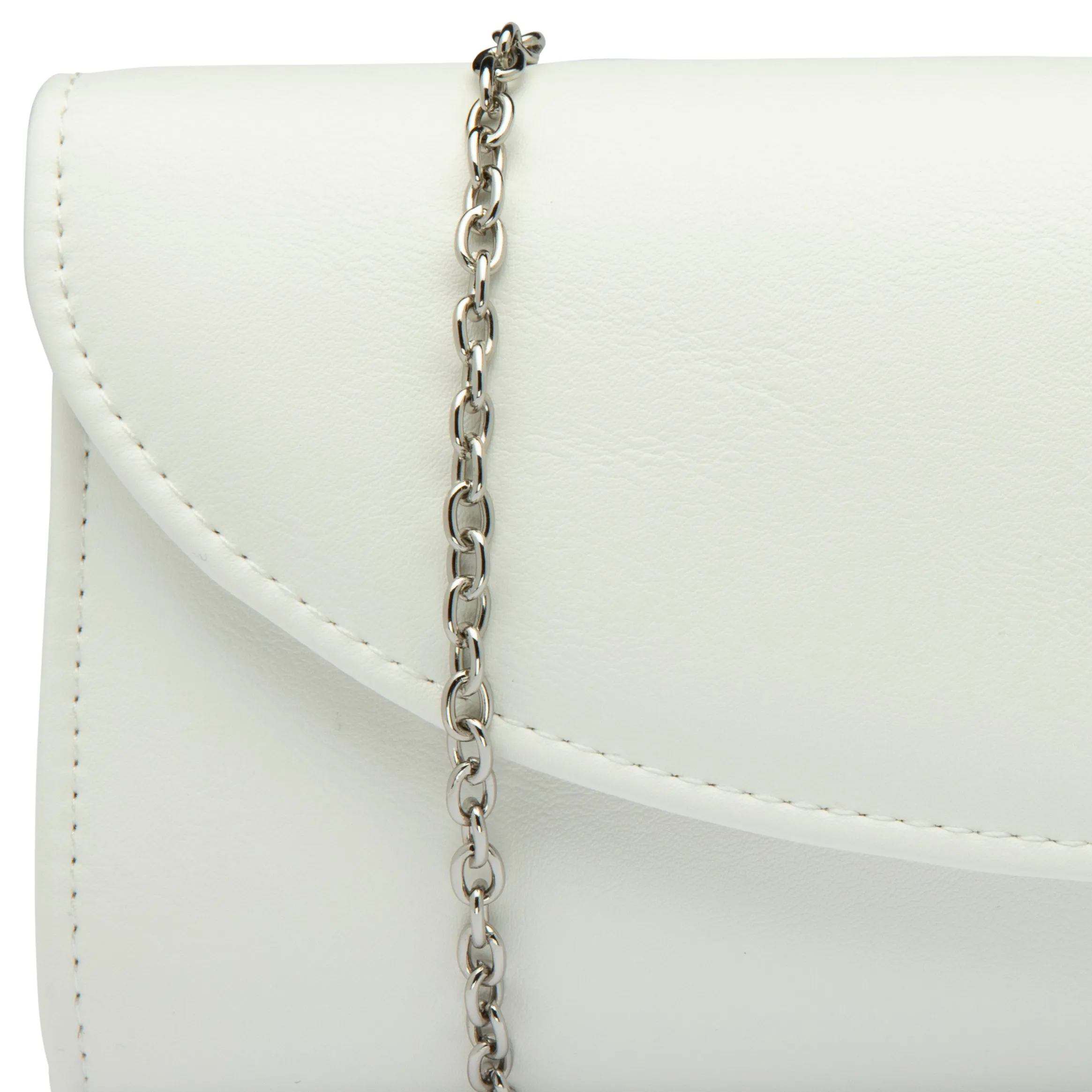 Lotus Claire Bag WHITE to match Evelyn Shoes ULG056