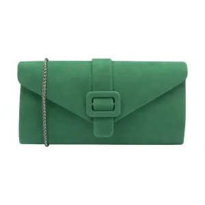 Lotus Occasion Wear Matching Bag Aletta ULG085 Suede GREEN