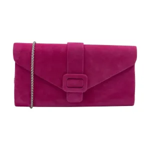 Lotus Occasion Wear Matching Bag Aletta ULG085 Suede PINK