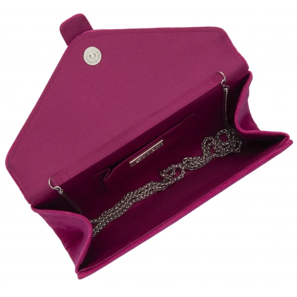 Lotus Occasion Wear Matching Bag Aletta ULG085 Suede PINK