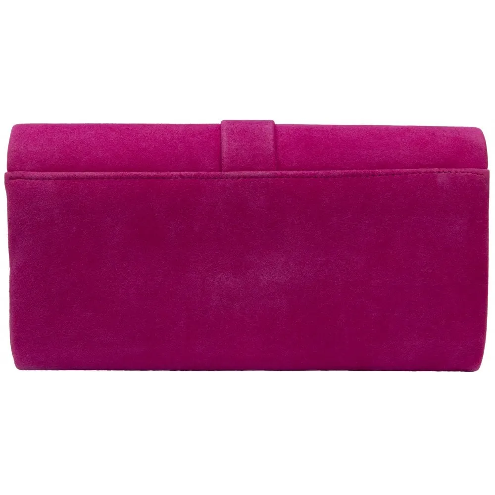Lotus Occasion Wear Matching Bag Aletta ULG085 Suede PINK