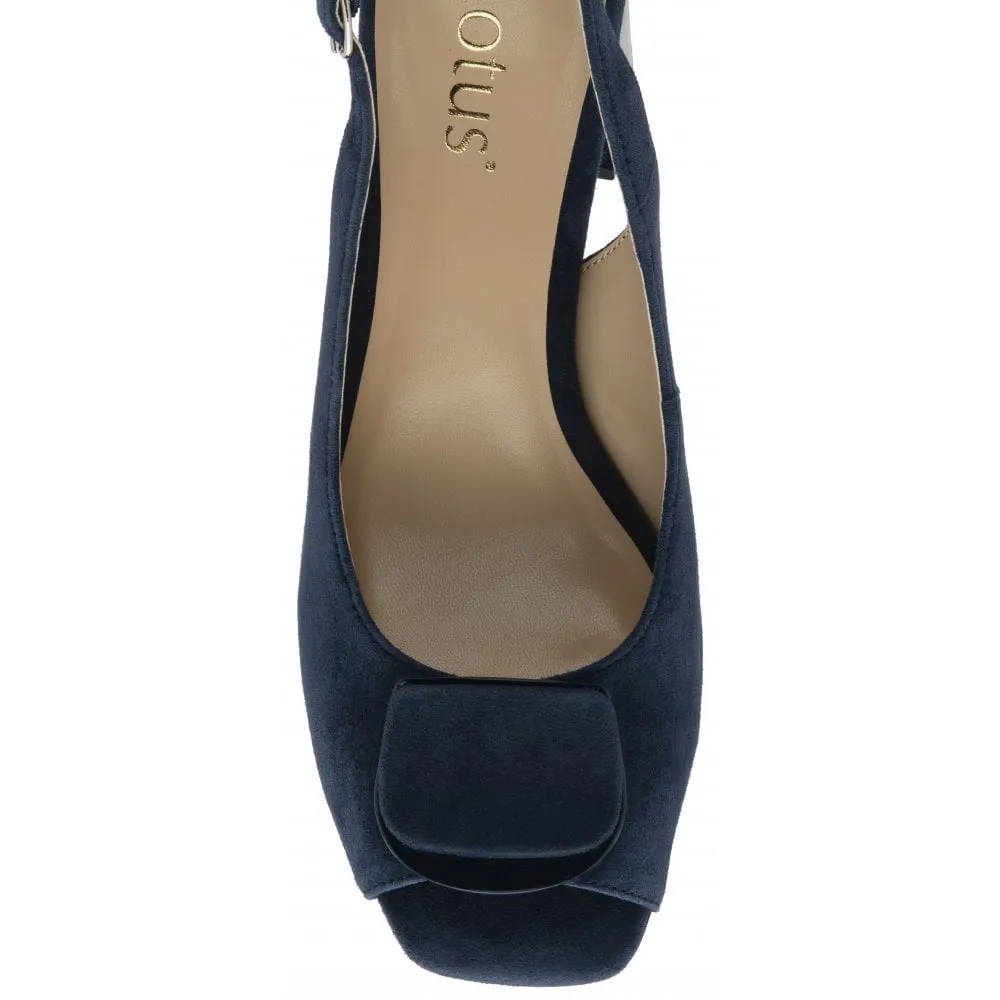 Lotus Occasion Wear Shoe Josefa NAVY ULS544