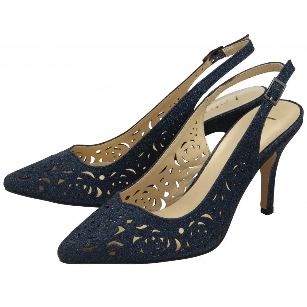 Lotus Occasion Wear Shoe Marisol ULS561 NAVY .