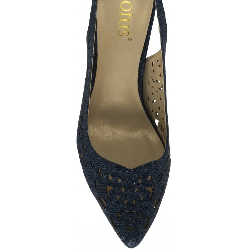 Lotus Occasion Wear Shoe Marisol ULS561 NAVY .
