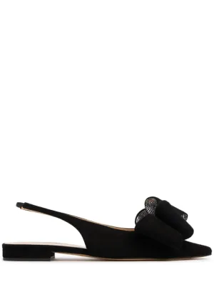 Mach &amp; Mach   15mm Le Cadeau suede slingback flats 