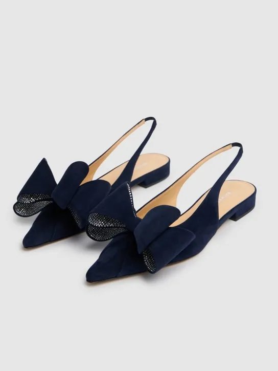 Mach &amp; Mach   15mm Le Cadeau suede slingback flats 