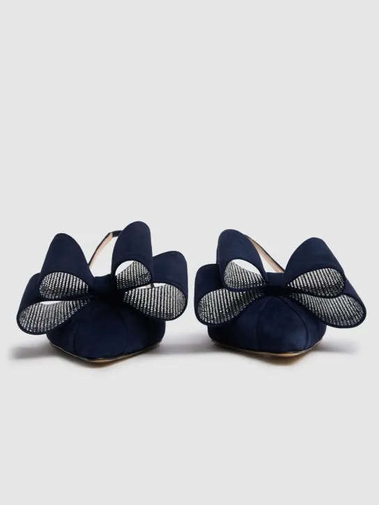 Mach &amp; Mach   15mm Le Cadeau suede slingback flats 