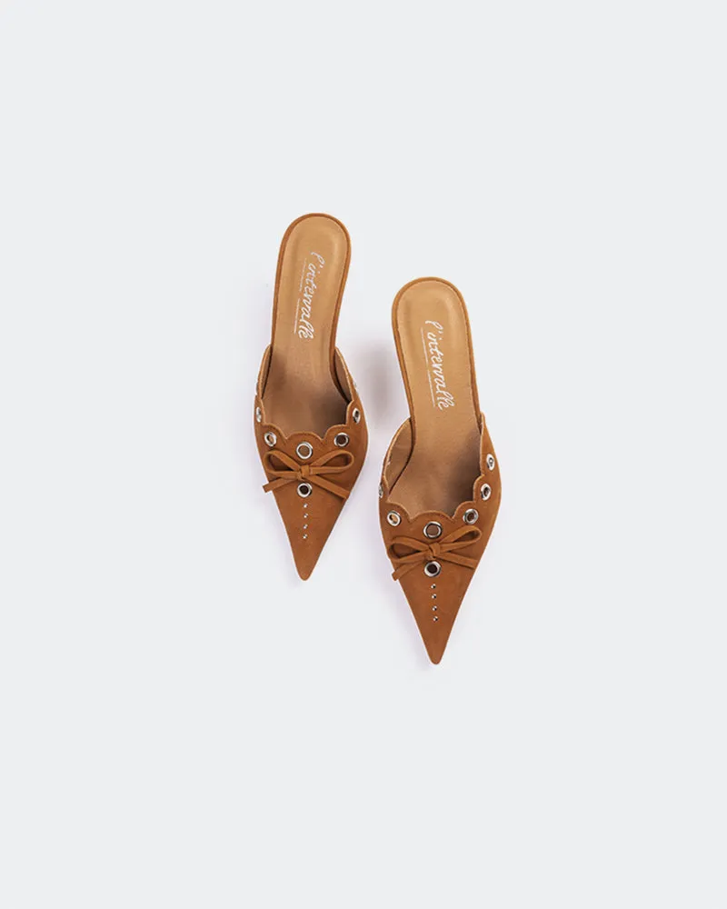 Melba Tan Suede