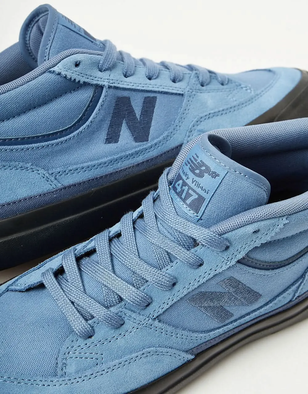 New Balance Numeric 417 Skate Shoes - Steel Blue/Black