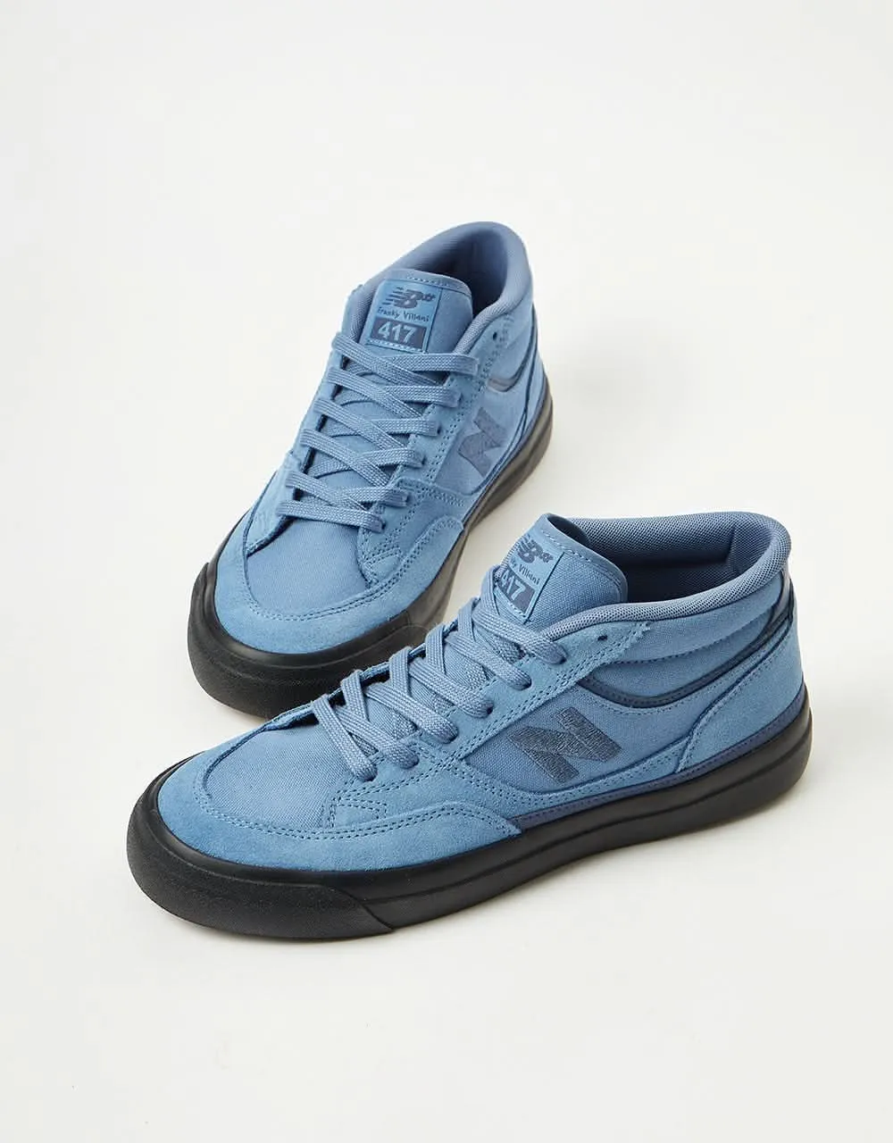 New Balance Numeric 417 Skate Shoes - Steel Blue/Black