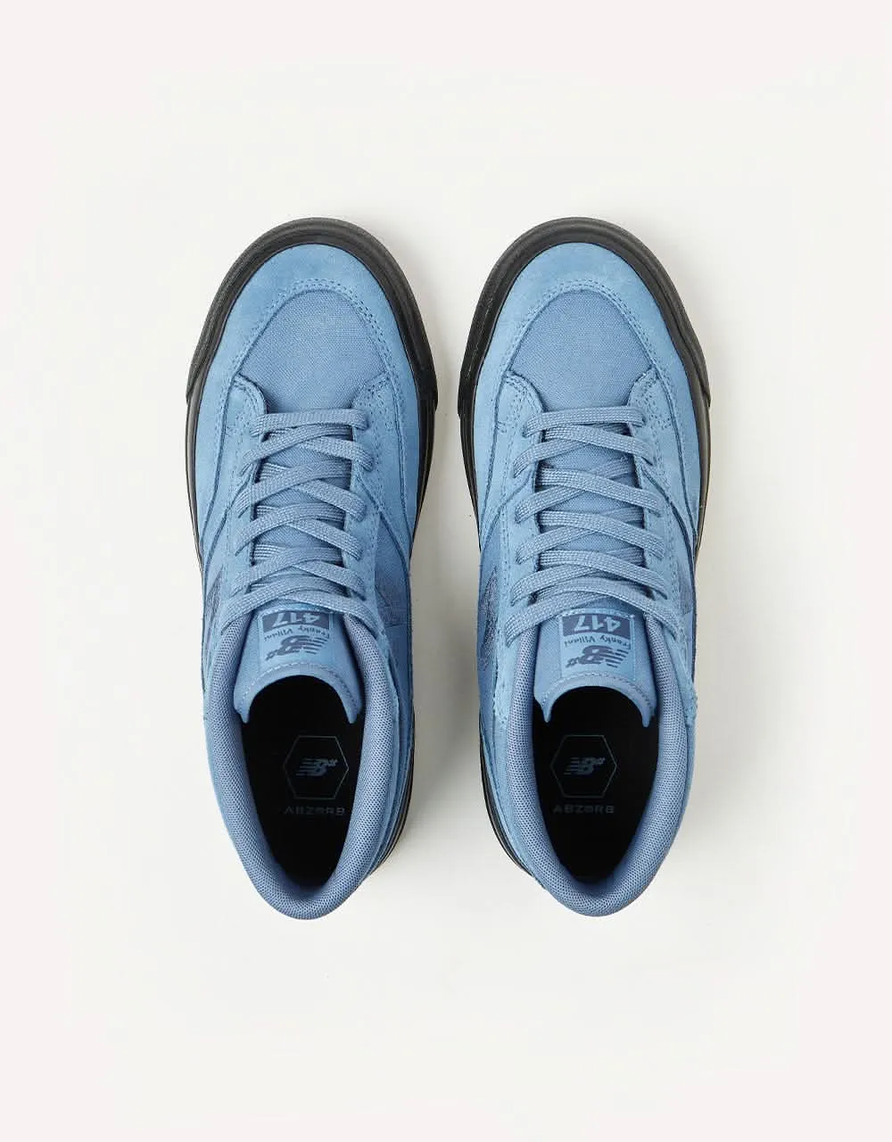 New Balance Numeric 417 Skate Shoes - Steel Blue/Black
