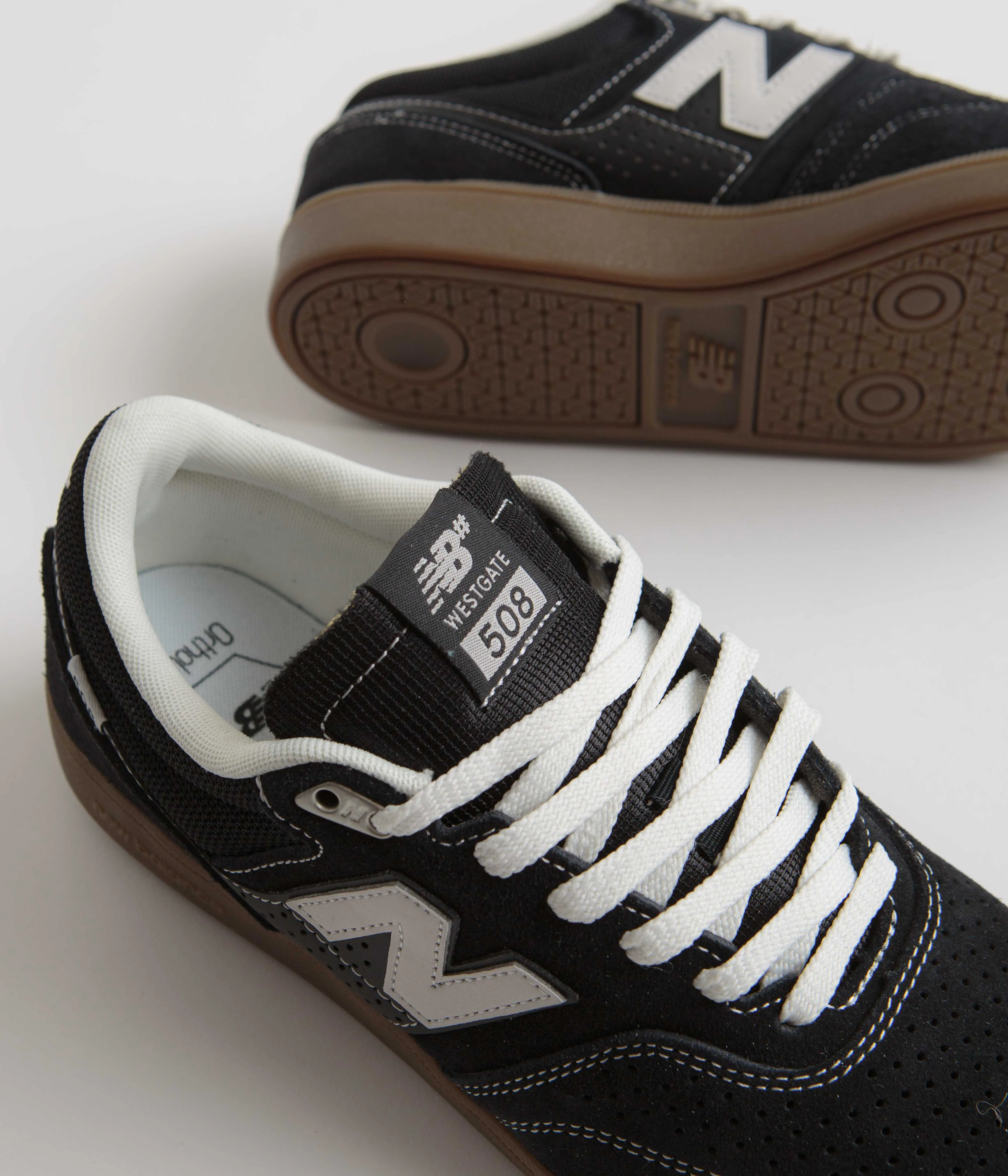 New Balance Numeric 508 Brandon Westgate Shoes - Black / Gum