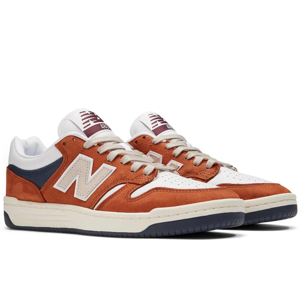 New Balance Numeric Men's 480 Rust White Shoes