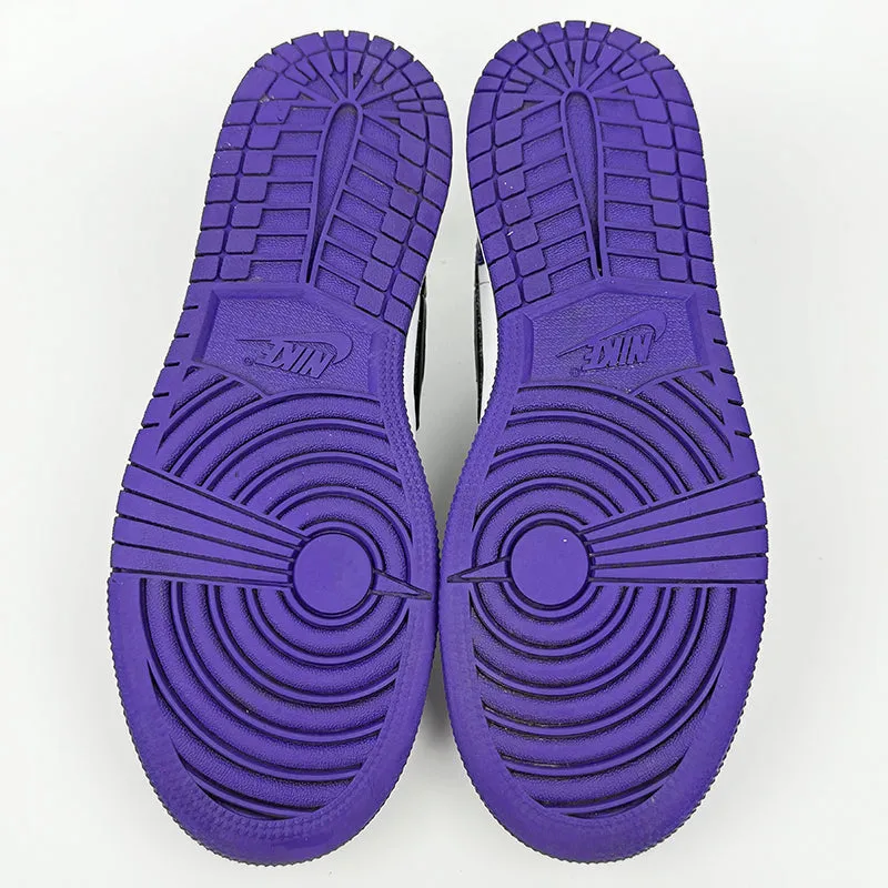 Nike Air Jordan 1 Low GS Court Purple Shoes - 553560-500