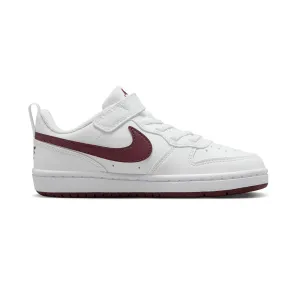 Nike Court Borough Low Recraft Little Kids' Shoes White Maroon