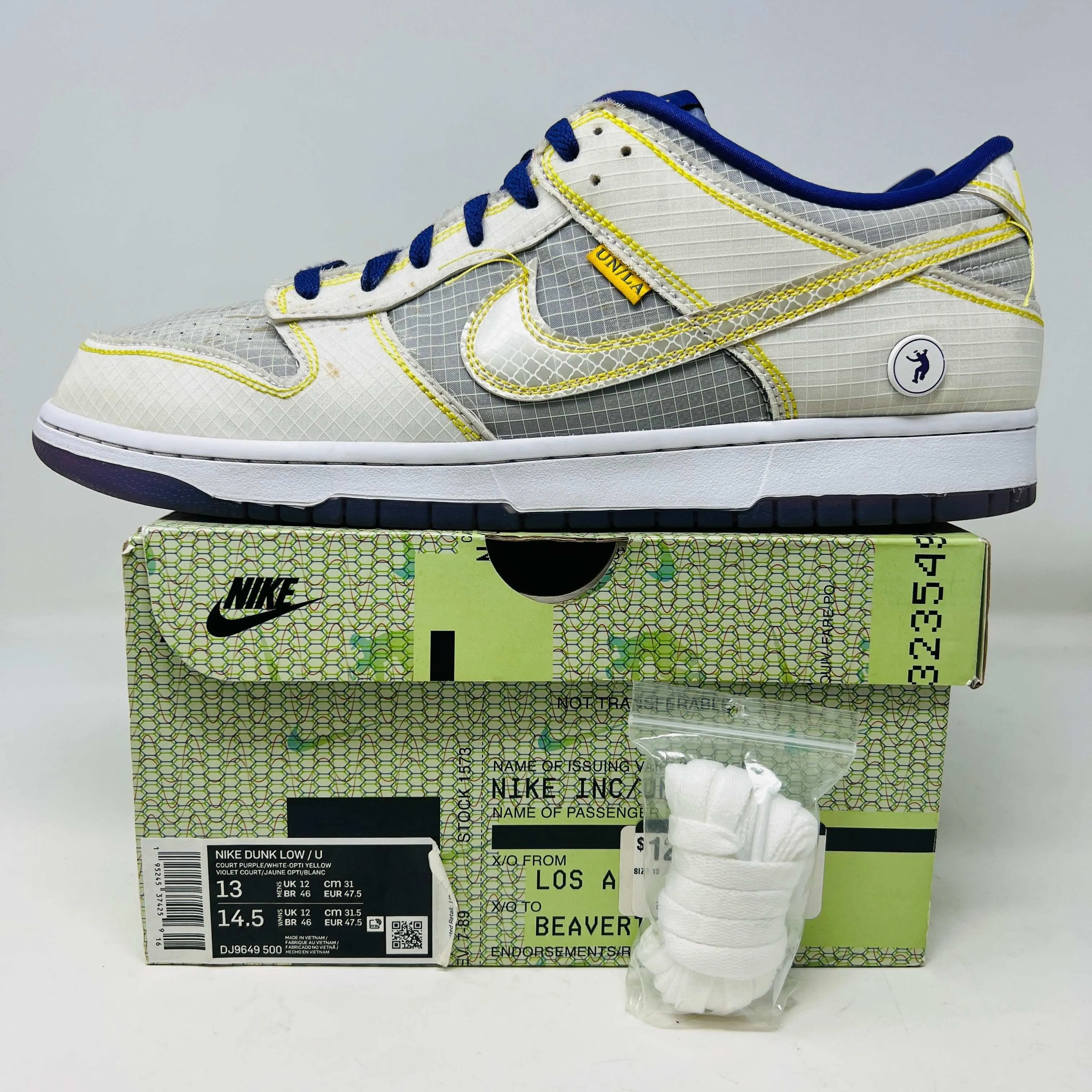 Nike Dunk Low Union Passport Pack Court Purple