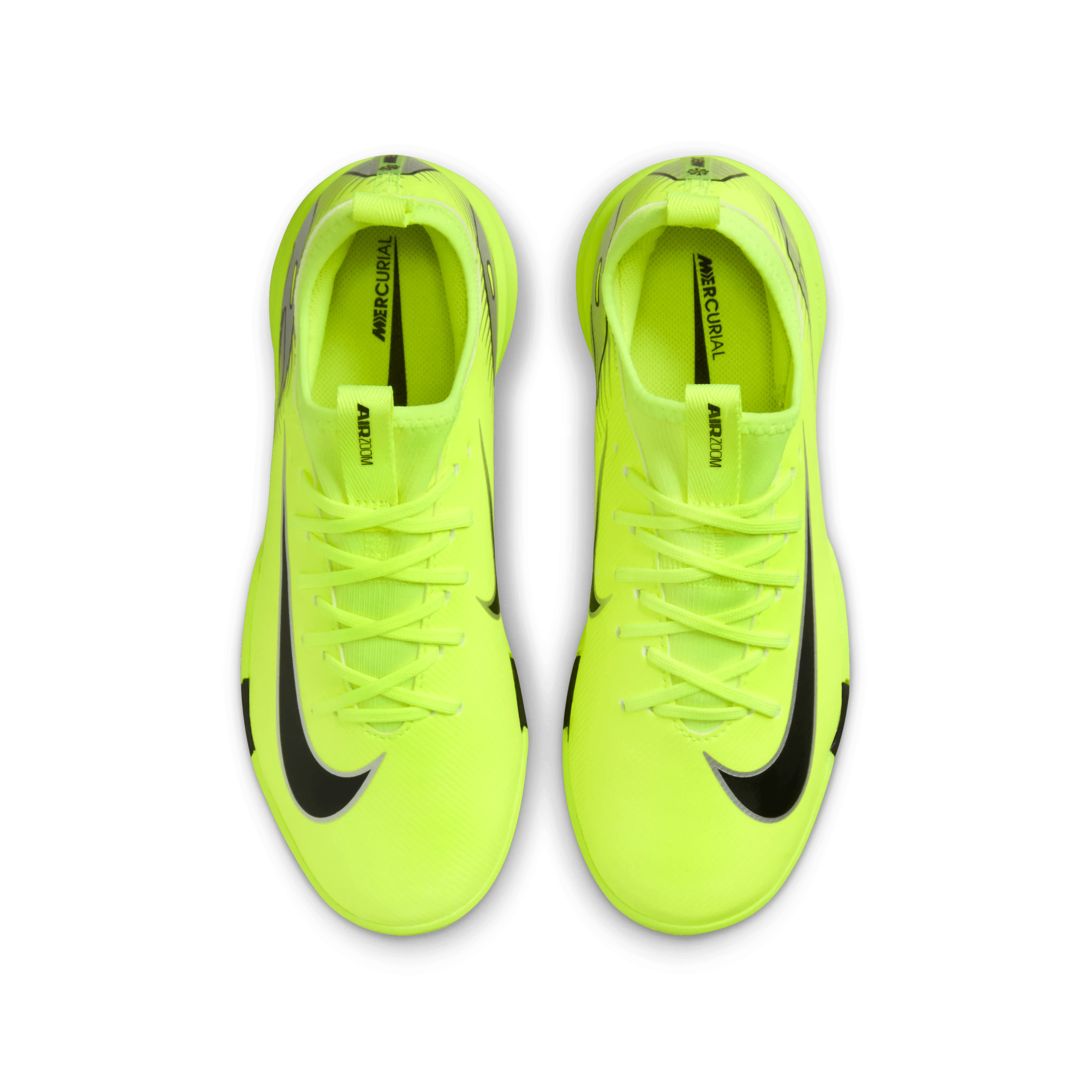Nike Jr Mercurial Vapor 16 IC Indoor Football Shoes (Volt/Black)