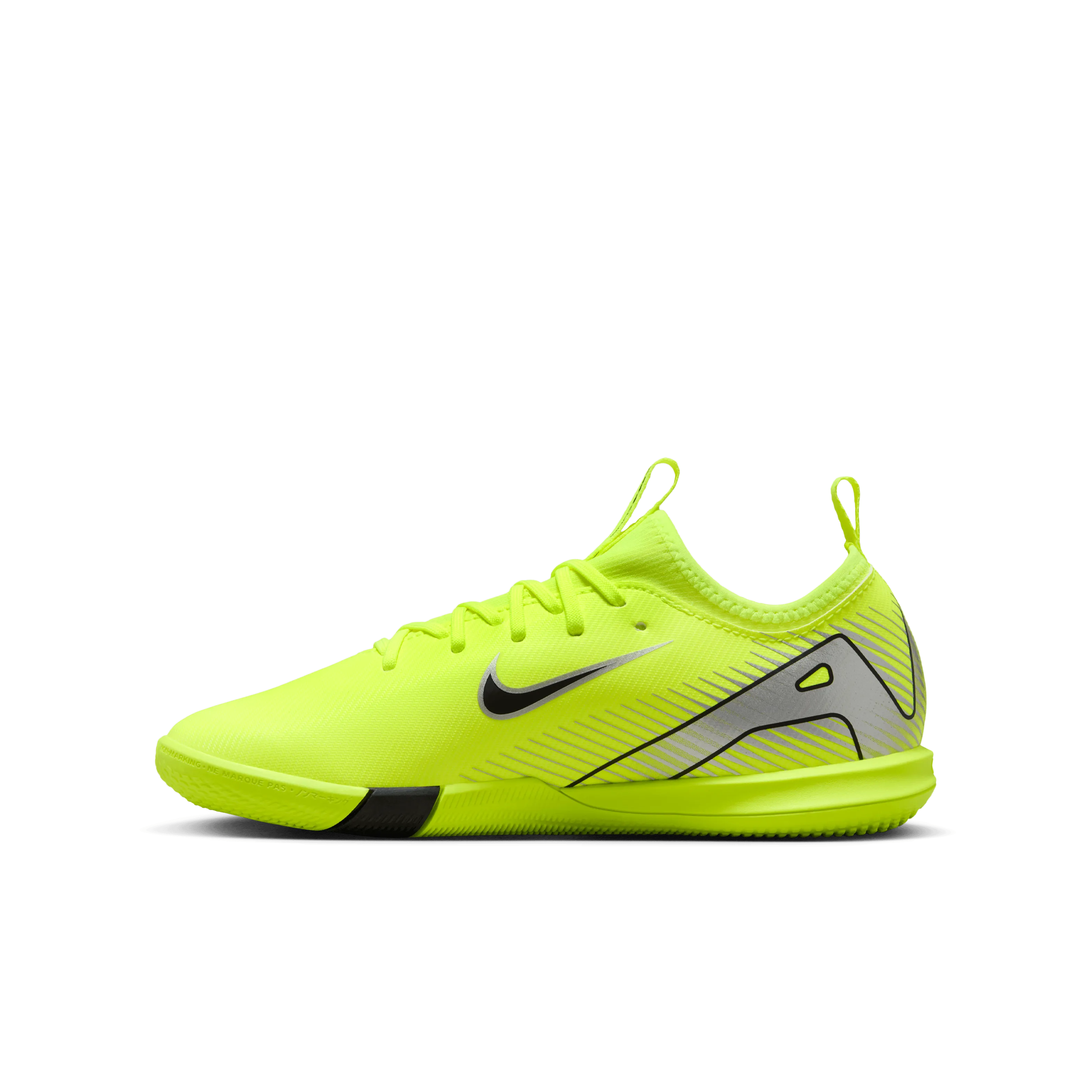 Nike Jr Mercurial Vapor 16 IC Indoor Football Shoes (Volt/Black)