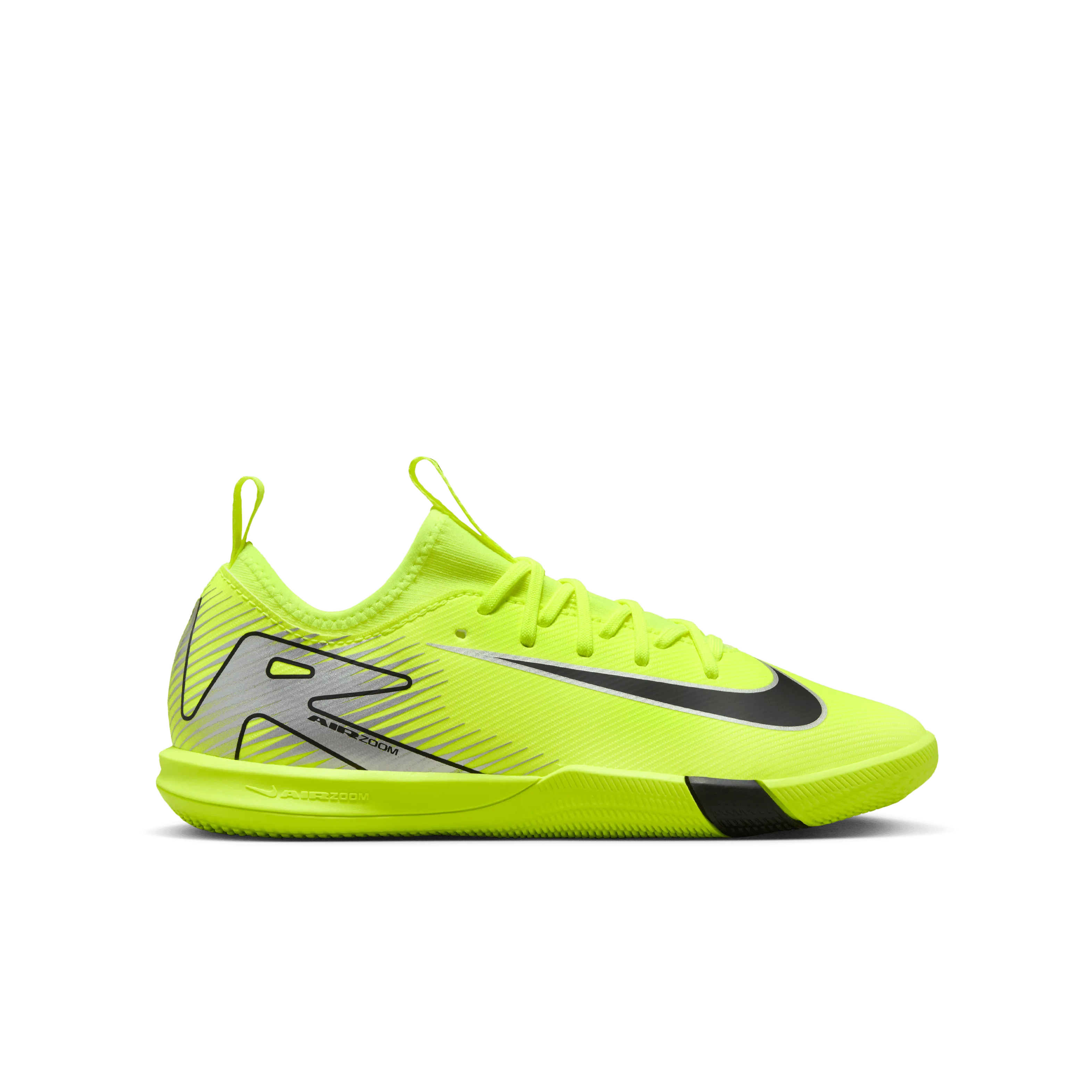 Nike Jr Mercurial Vapor 16 IC Indoor Football Shoes (Volt/Black)