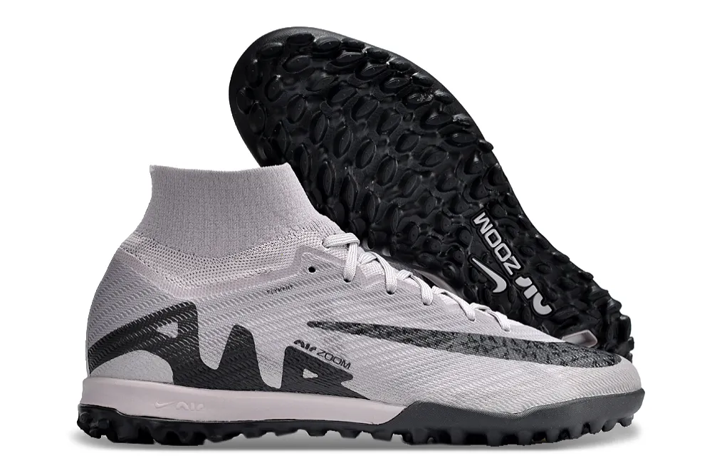 Nike Mercurial Vapor - Indoor Shoes - Silver Gray | Midnight Black - FREE SHIPPING WORLDWIDE