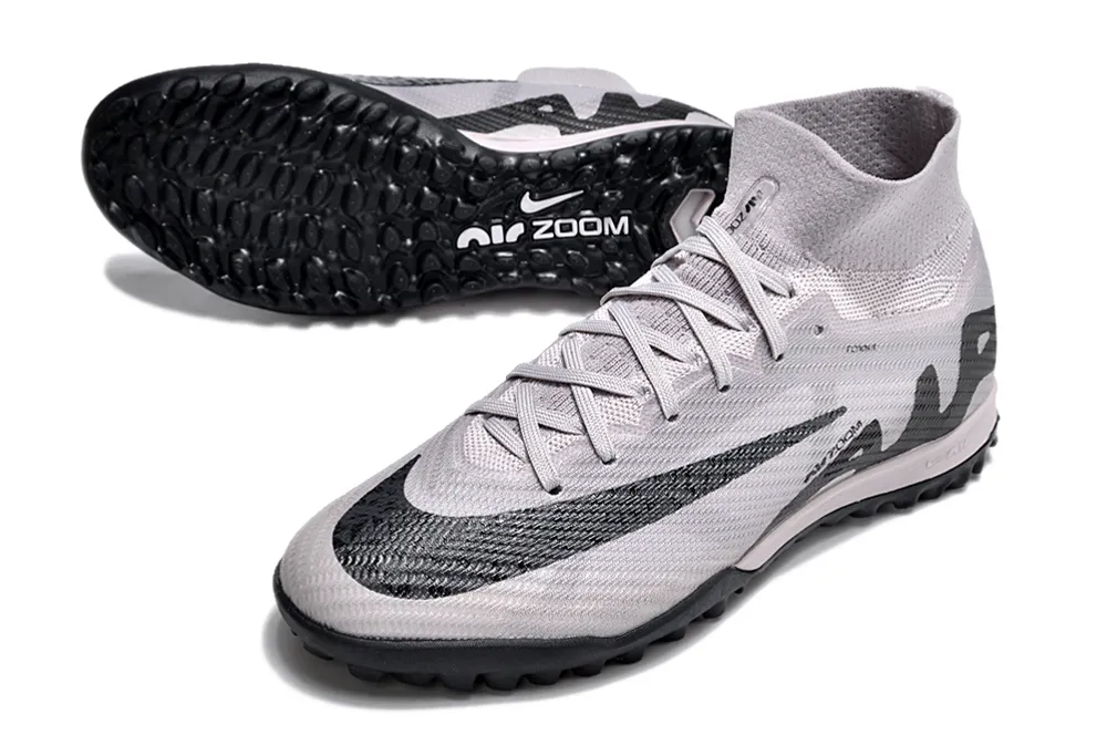 Nike Mercurial Vapor - Indoor Shoes - Silver Gray | Midnight Black - FREE SHIPPING WORLDWIDE