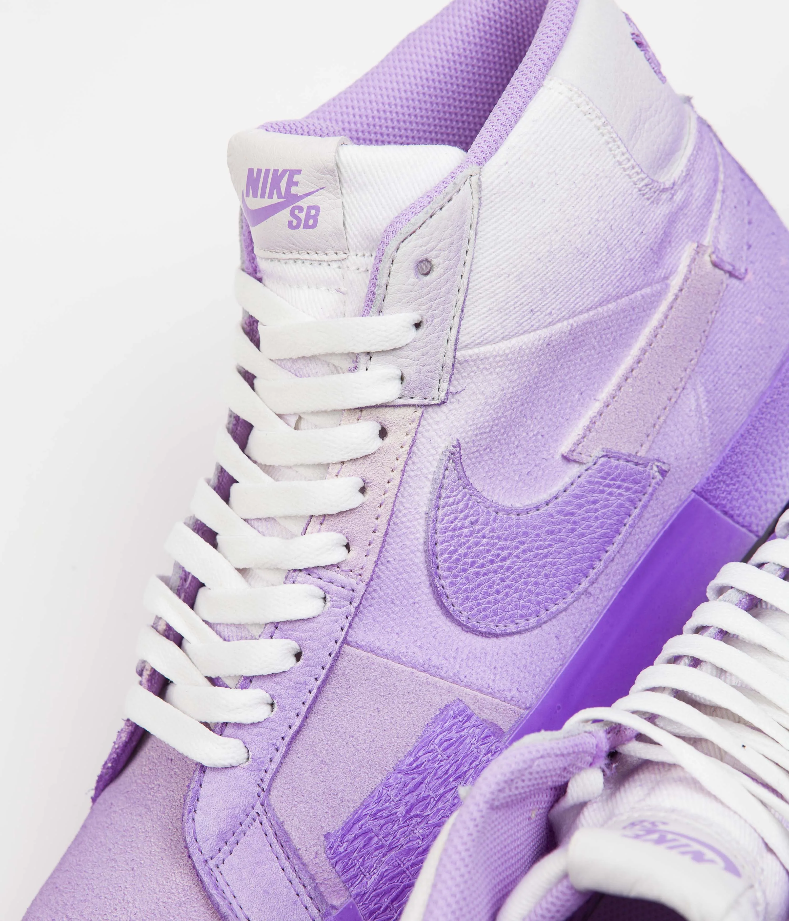 Nike SB Blazer Mid Premium Shoes - Lilac / Lilac - Lilac - White
