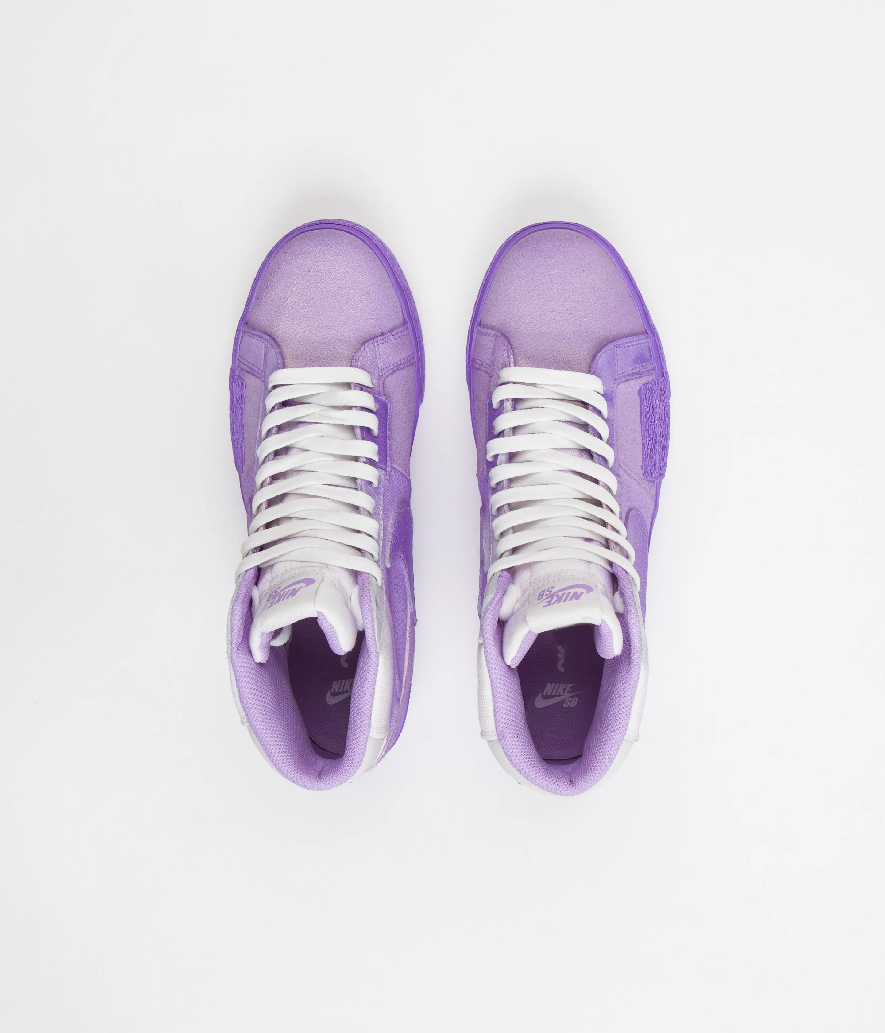 Nike SB Blazer Mid Premium Shoes - Lilac / Lilac - Lilac - White