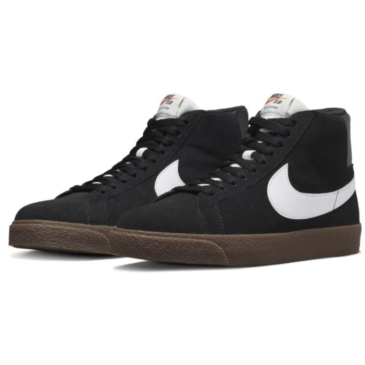 Nike SB Blazer Mid Skate Shoe - Black/White-Black-Sail