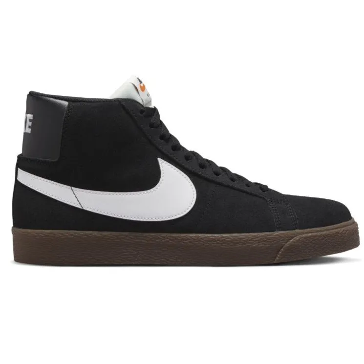 Nike SB Blazer Mid Skate Shoe - Black/White-Black-Sail
