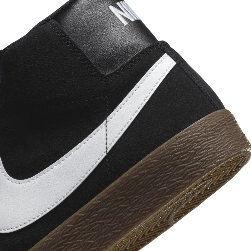Nike SB Blazer Mid Skate Shoe - Black/White-Black-Sail