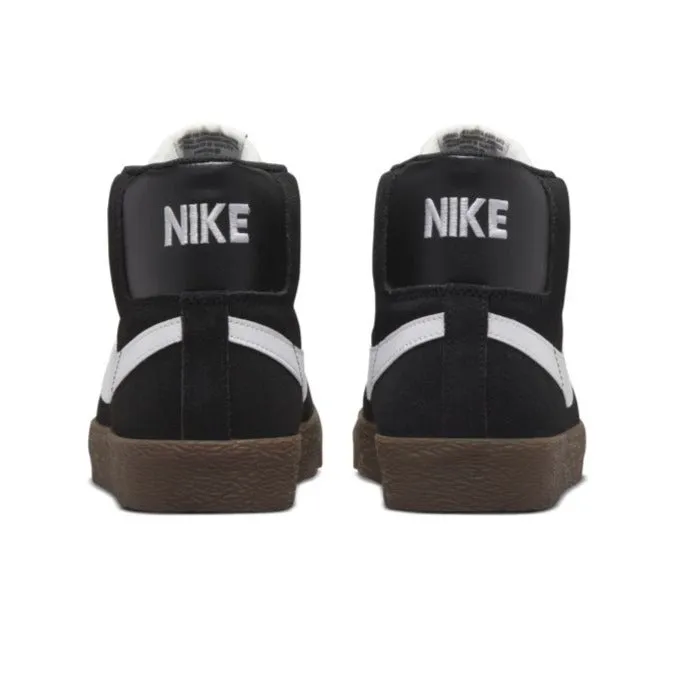 Nike SB Blazer Mid Skate Shoe - Black/White-Black-Sail