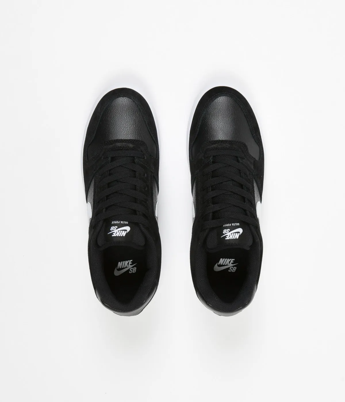 Nike SB Delta Force Vulc Shoes - Black / White - Anthracite - White