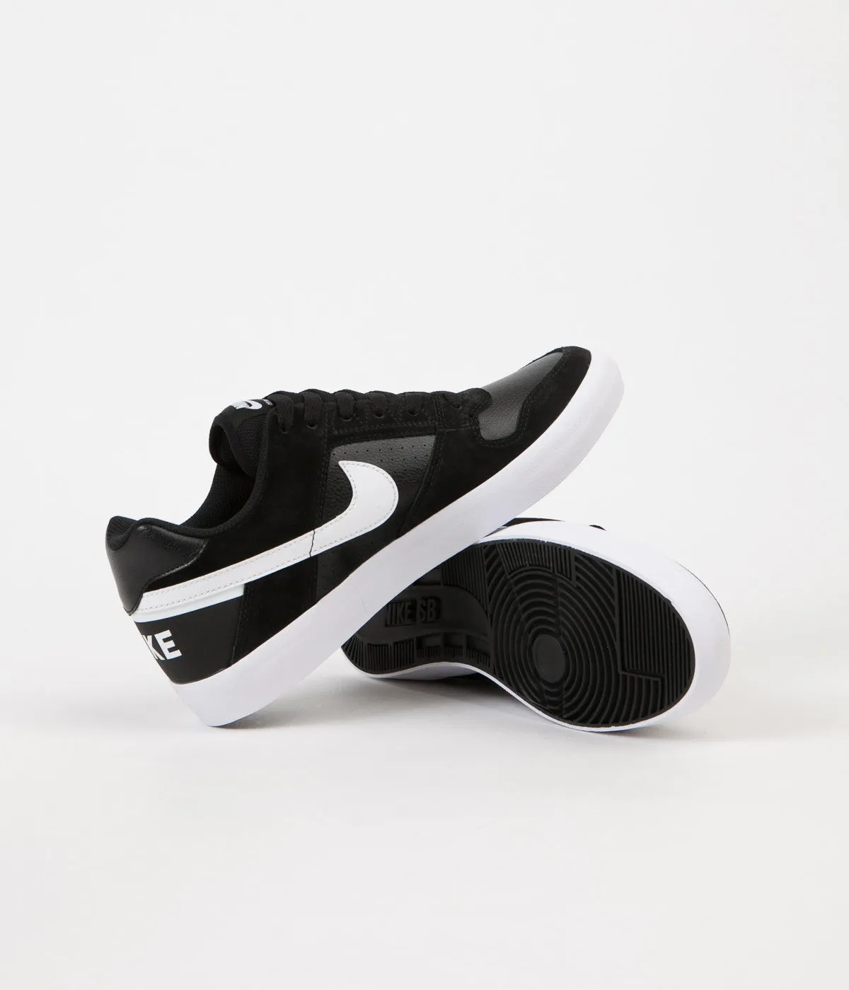 Nike SB Delta Force Vulc Shoes - Black / White - Anthracite - White