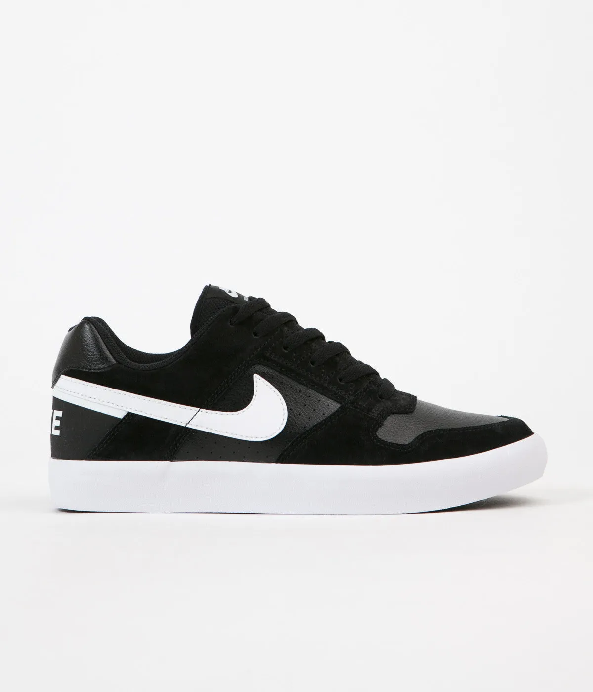 Nike SB Delta Force Vulc Shoes - Black / White - Anthracite - White