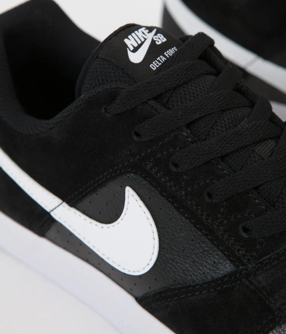 Nike SB Delta Force Vulc Shoes - Black / White - Anthracite - White