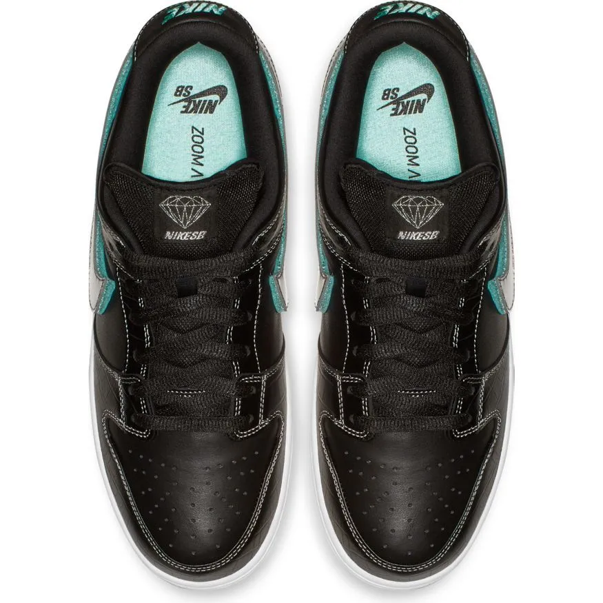 Nike SB Dunk Low Pro OG Skate Shoe - Black/Chrome-Black-Tropical Twist